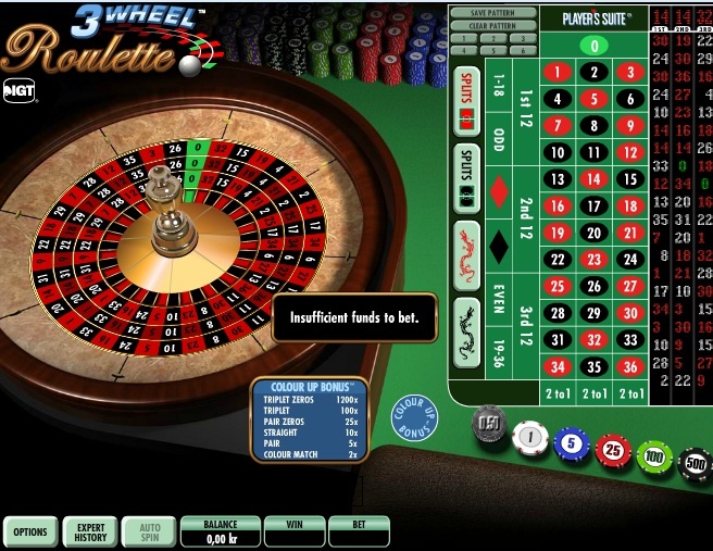 Blackjack, Roulette, and Baccarat